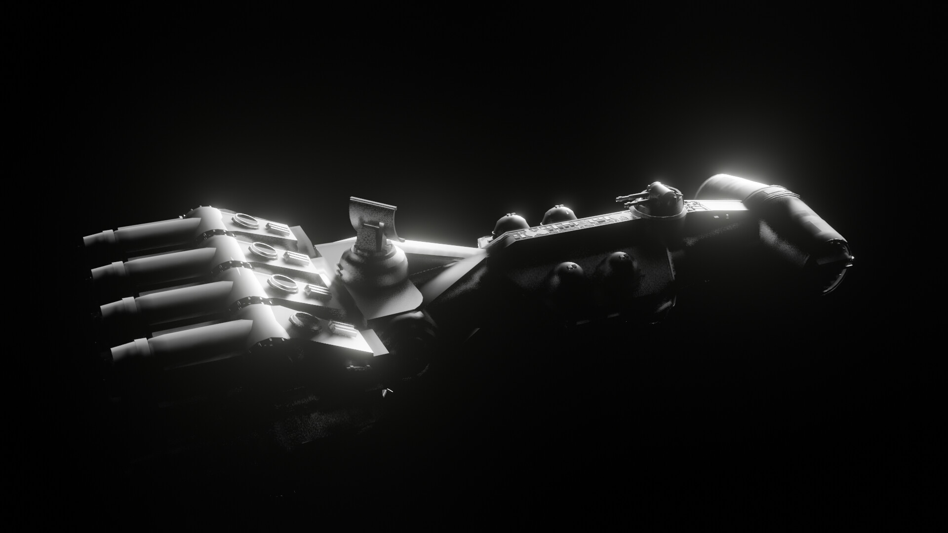 A space scene inspired by Star Wars : r/blender