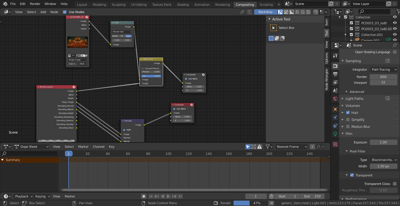 The background image won't shows in the rendering - Lighting and ...