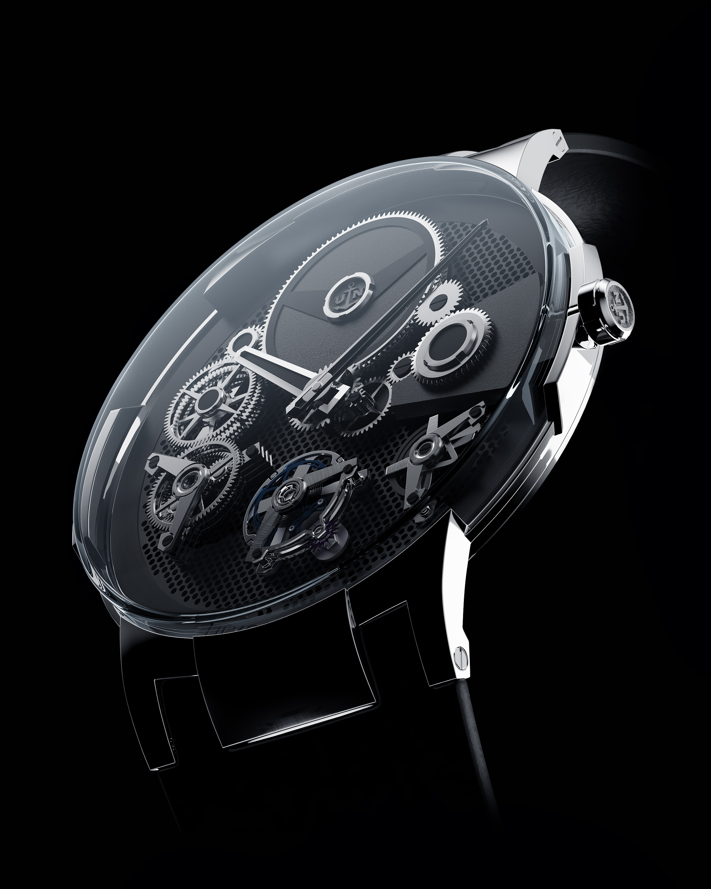 Ulysse Nardin Executive Tourbillon Free Wheel CGI Product