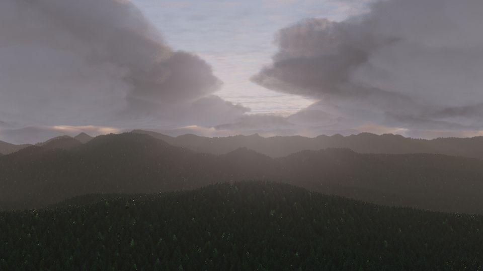 Forest with clouds (WIP) - Works in Progress - Blender Artists Community