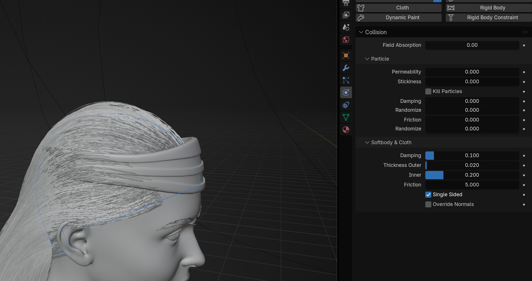 Hair Particles Physics Simulation - Particles and Physics Simulations ...