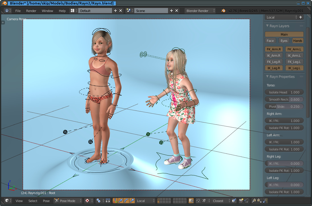 can daz 3d models be transferred to blender