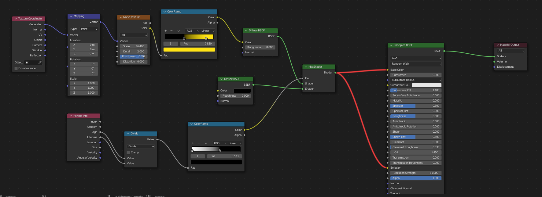 Shader Editor - Red connection lines on perfectly normal connections ...