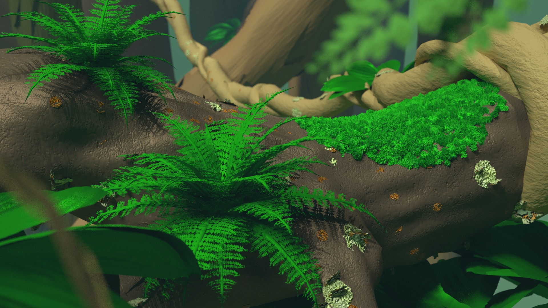jungle branch - Works in Progress - Blender Artists Community