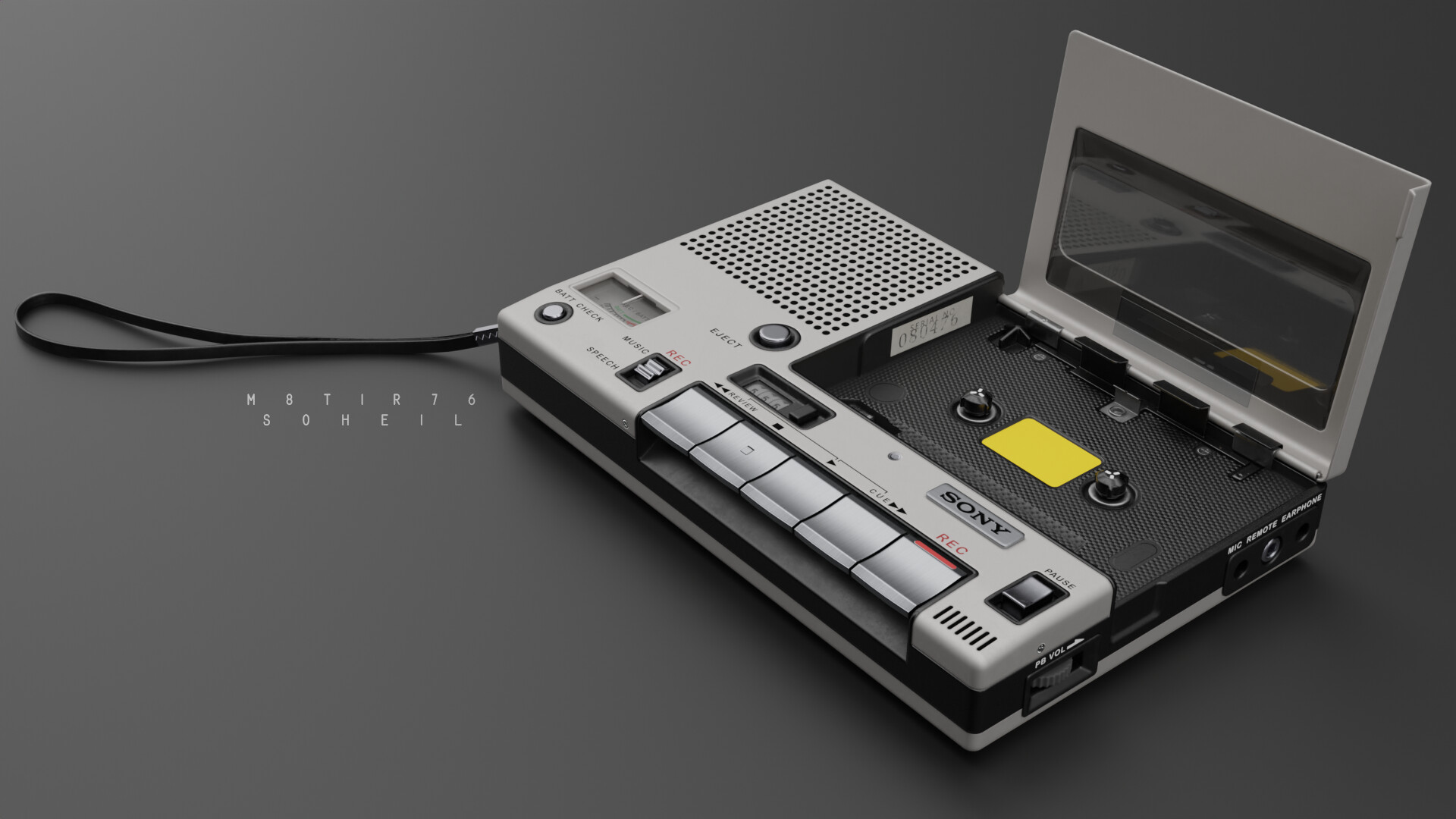 Sony TC-1100 📼 - Finished Projects - Blender Artists Community