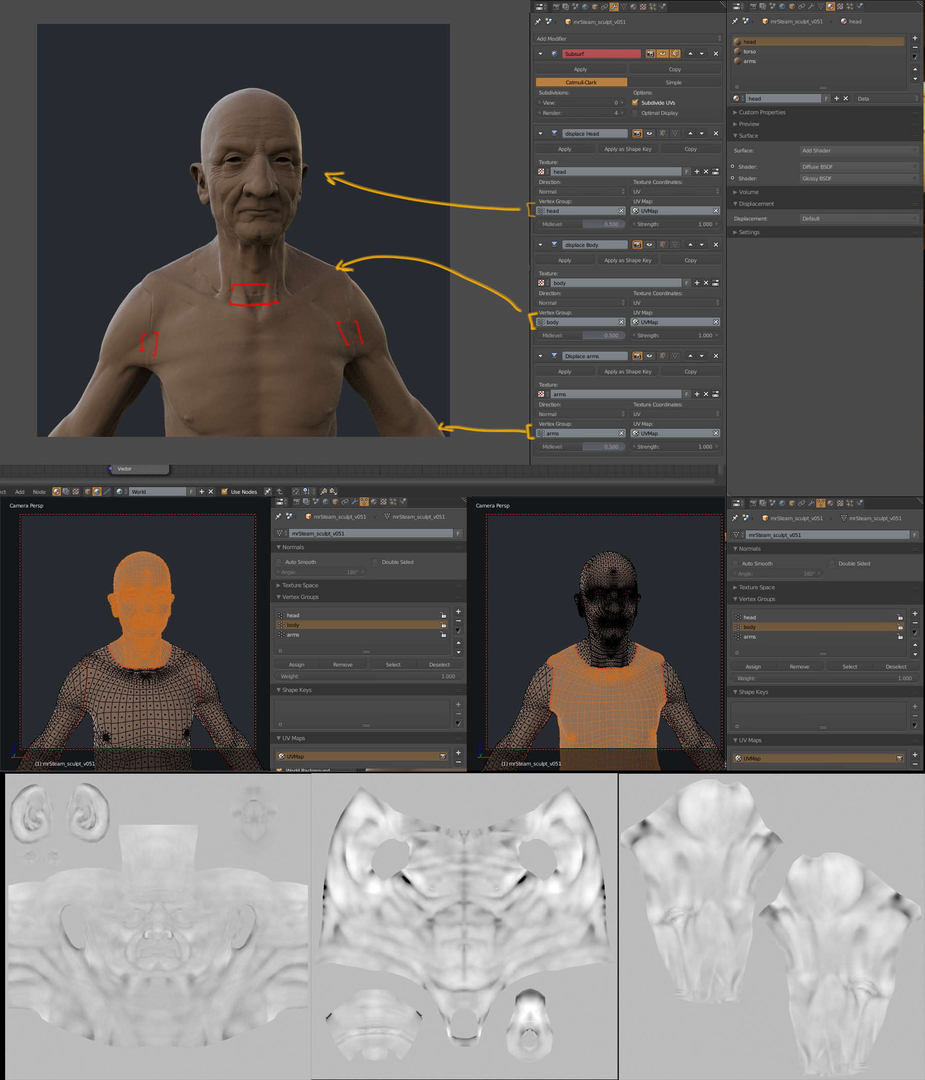 Multiple Displace Modifiers - Materials And Textures - Blender Artists ...