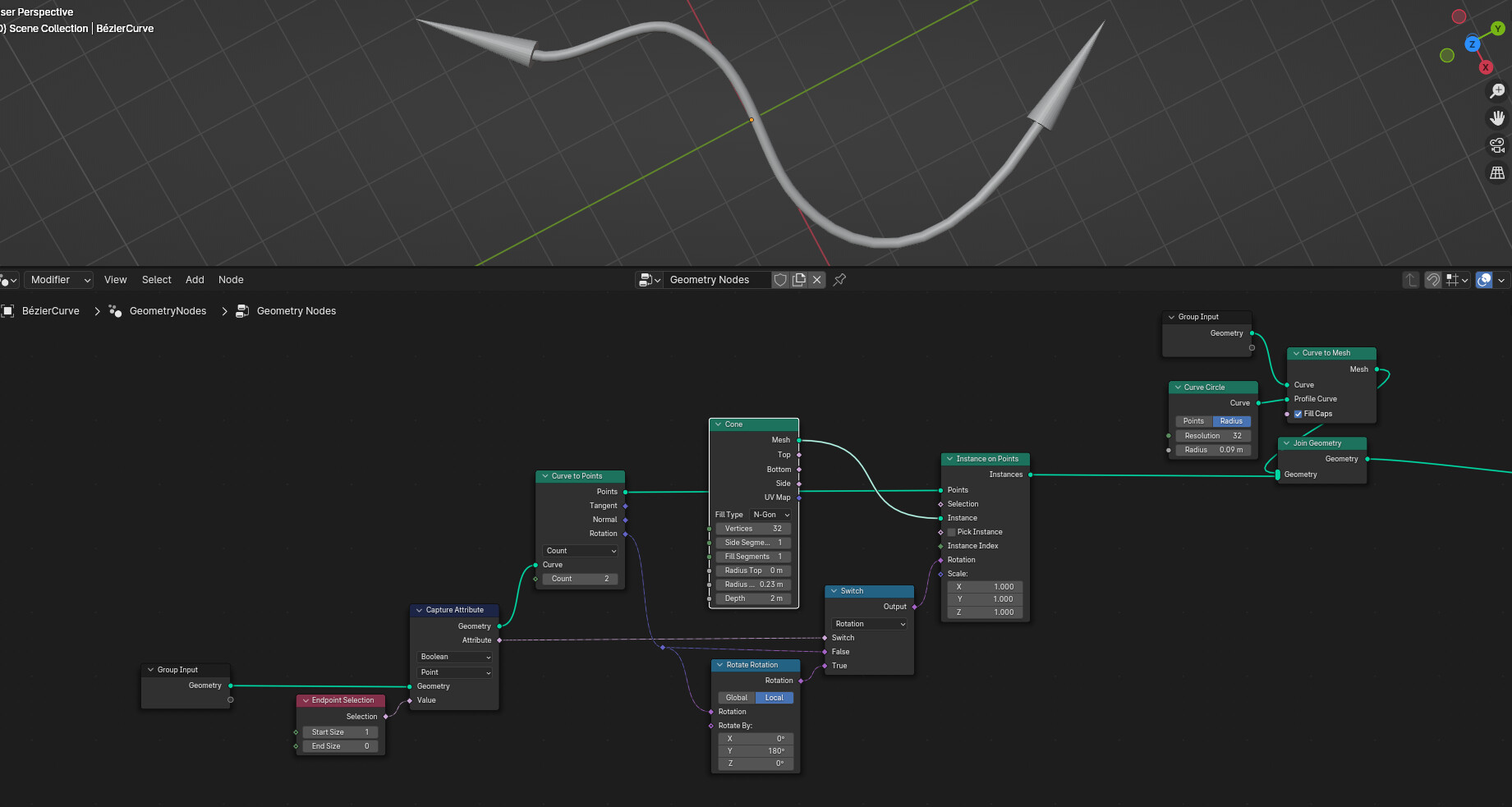 How to create a rope with geomatry nodes? - Modeling - Blender Artists ...