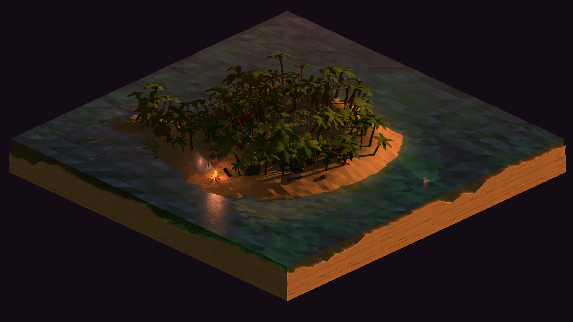 LOW POLY - Idea for summer - Finished Projects - Blender Artists Community