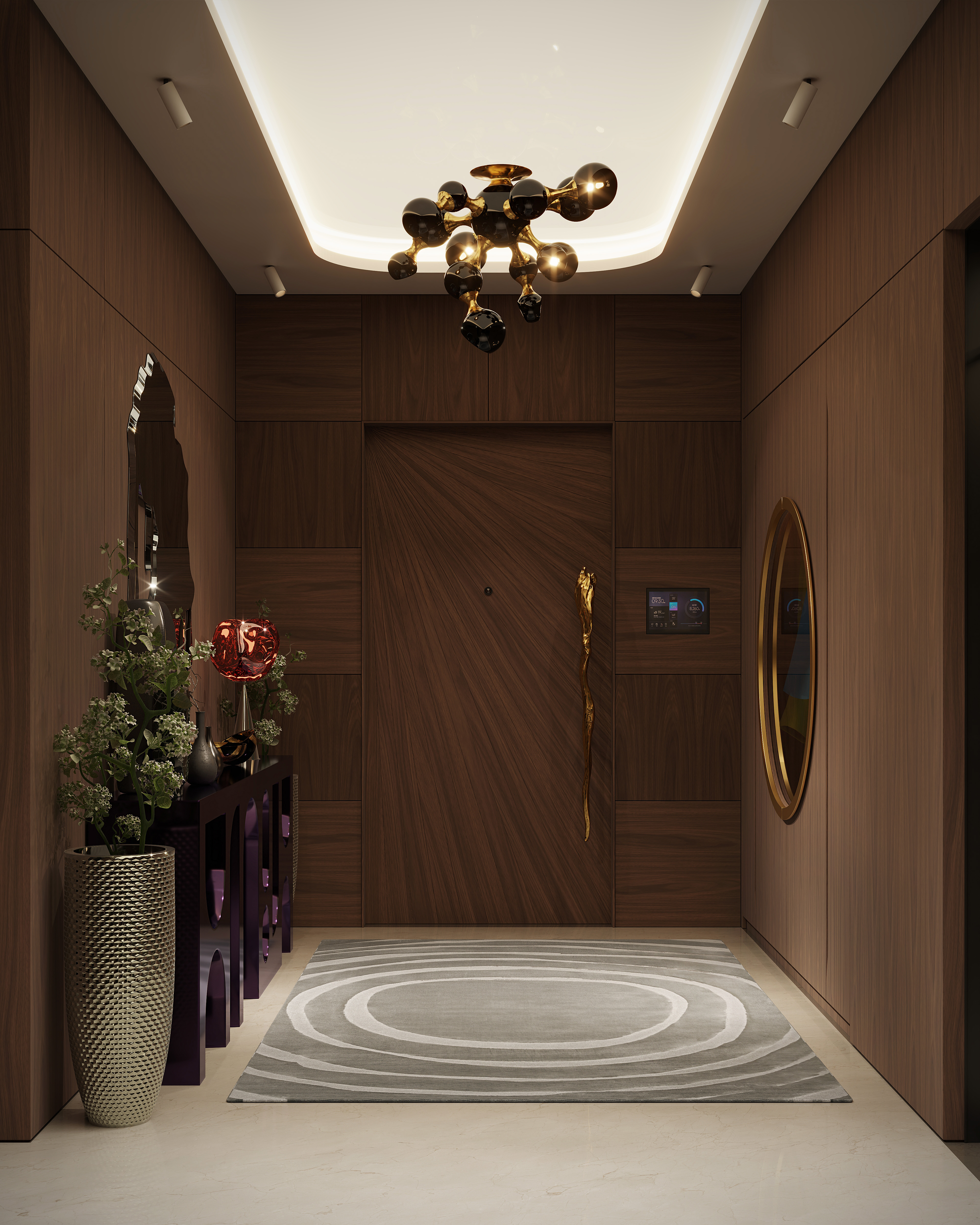 Delightfull appartment - entrance interior design - Finished Projects ...