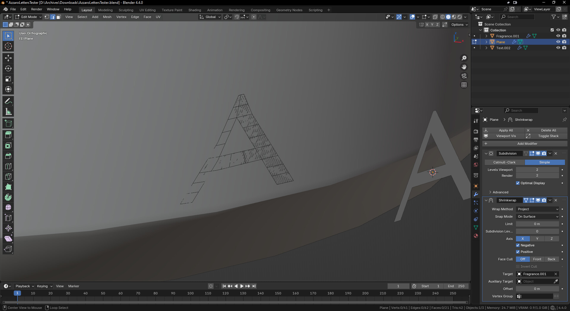 Shrinkwrap behaves weirdly - Modeling - Blender Artists Community
