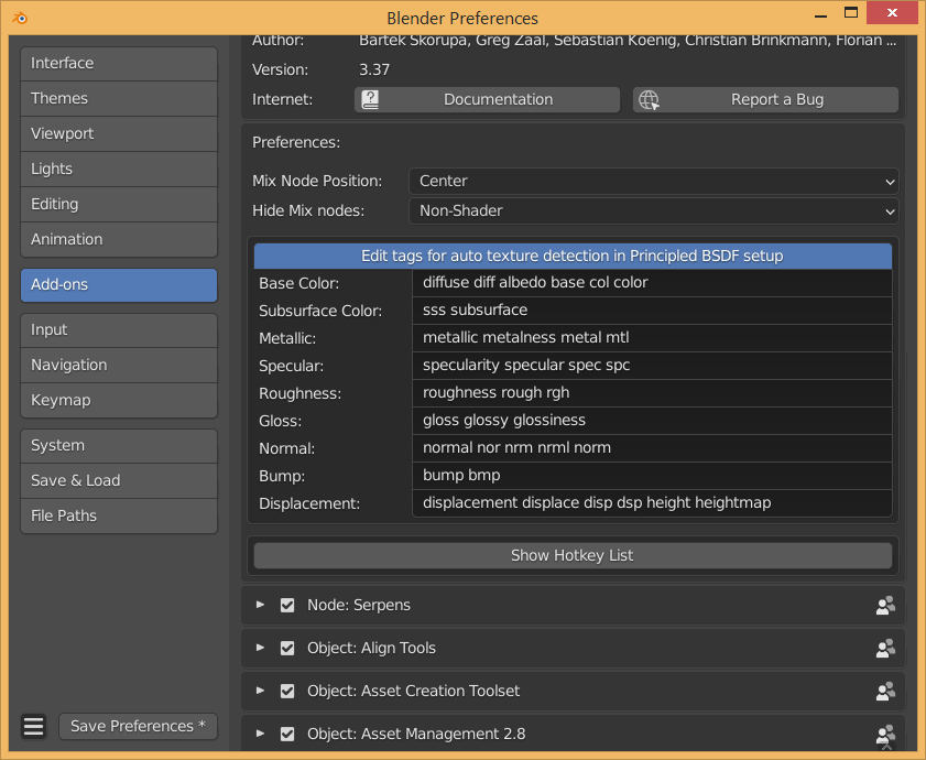 How does the node wrangler addon look for AO map - Materials and ...