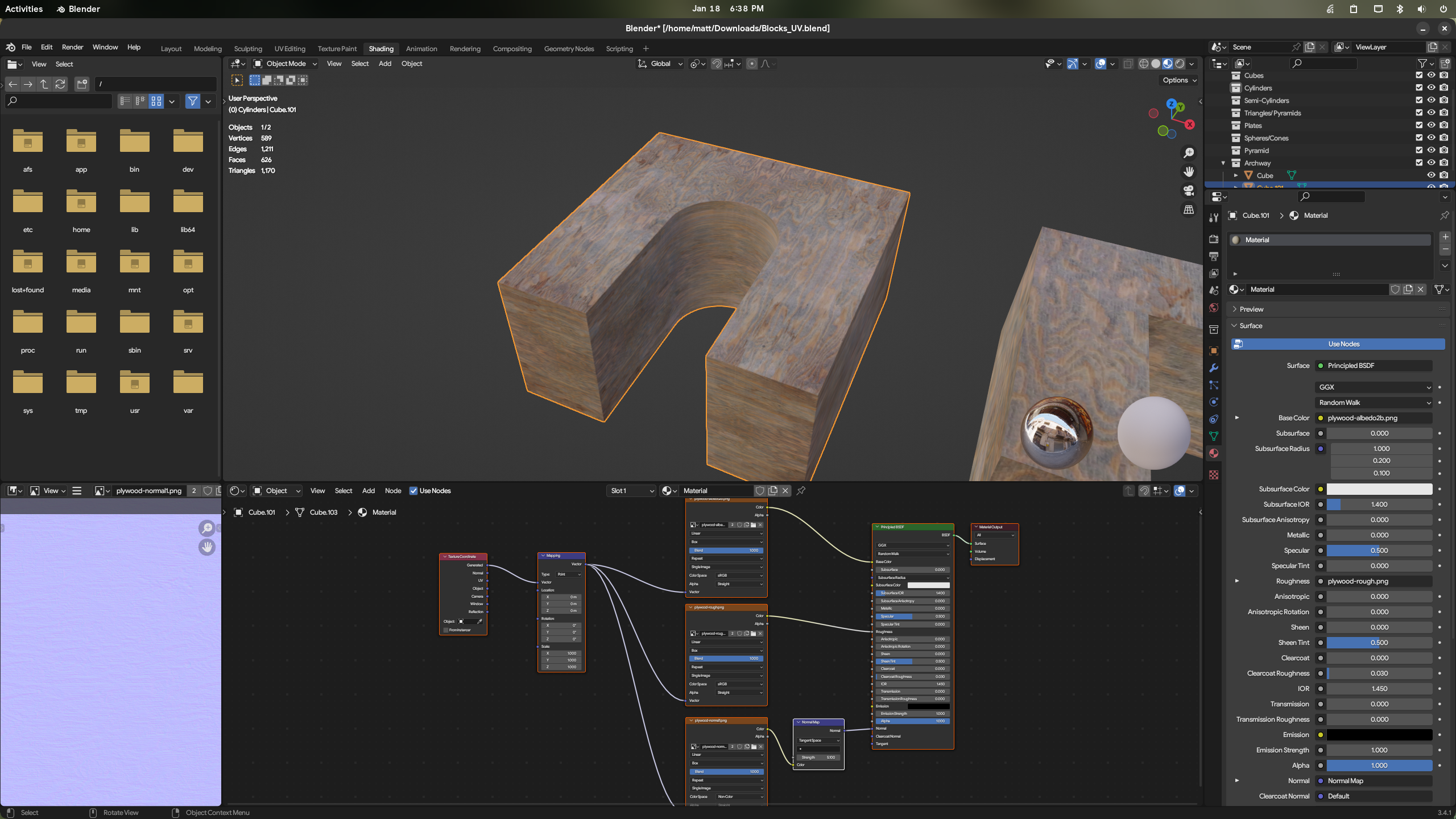 Wooden Block Texturing - Materials and Textures - Blender Artists Community