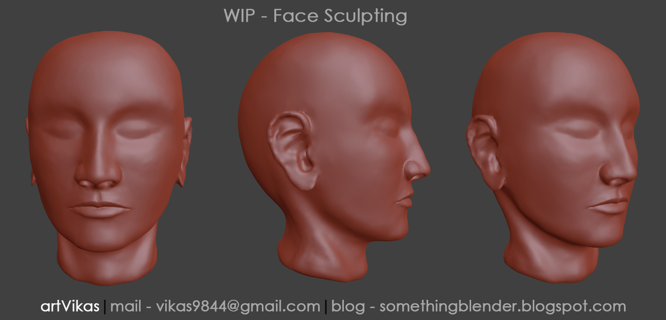 Face Sculpting - WIP - Works in Progress - Blender Artists Community