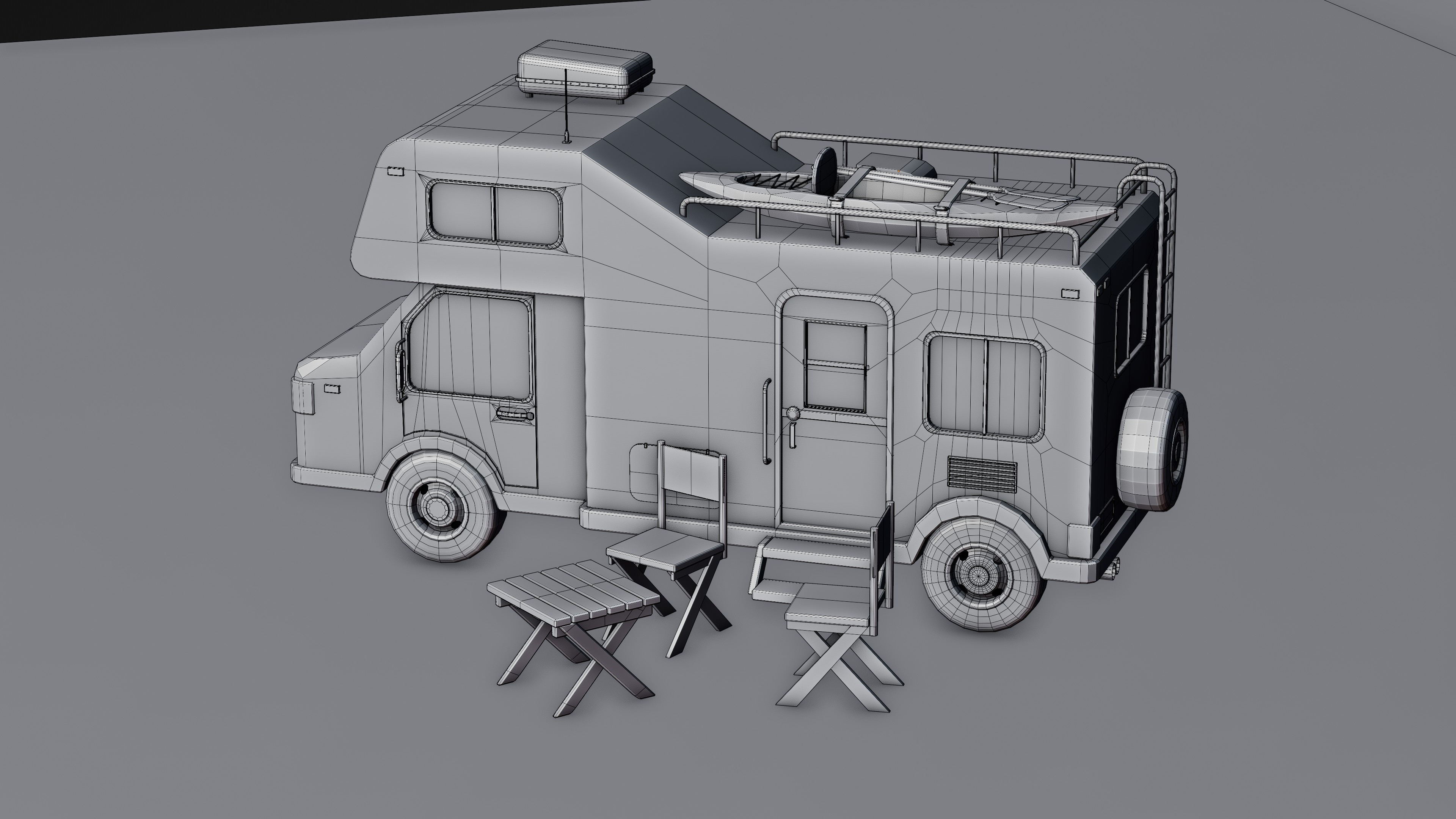 Low Poly Campervan 🚐 - Finished Projects - Blender Artists Community