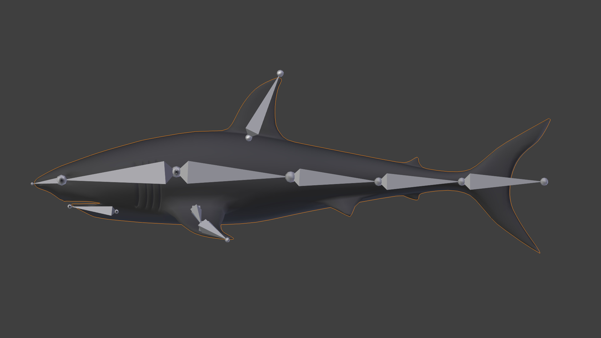 Shark modeling in Blender / Blender Shark tutorial 