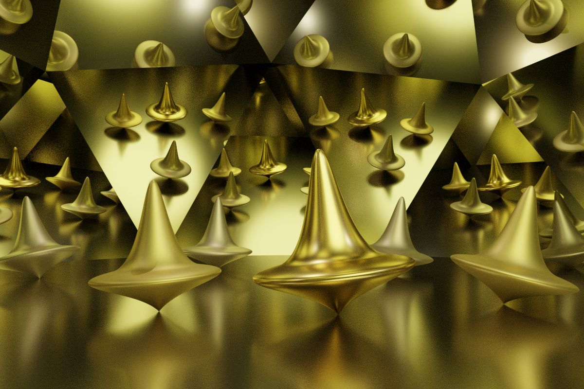 Golden totems in reflection - Works in Progress - Blender Artists Community