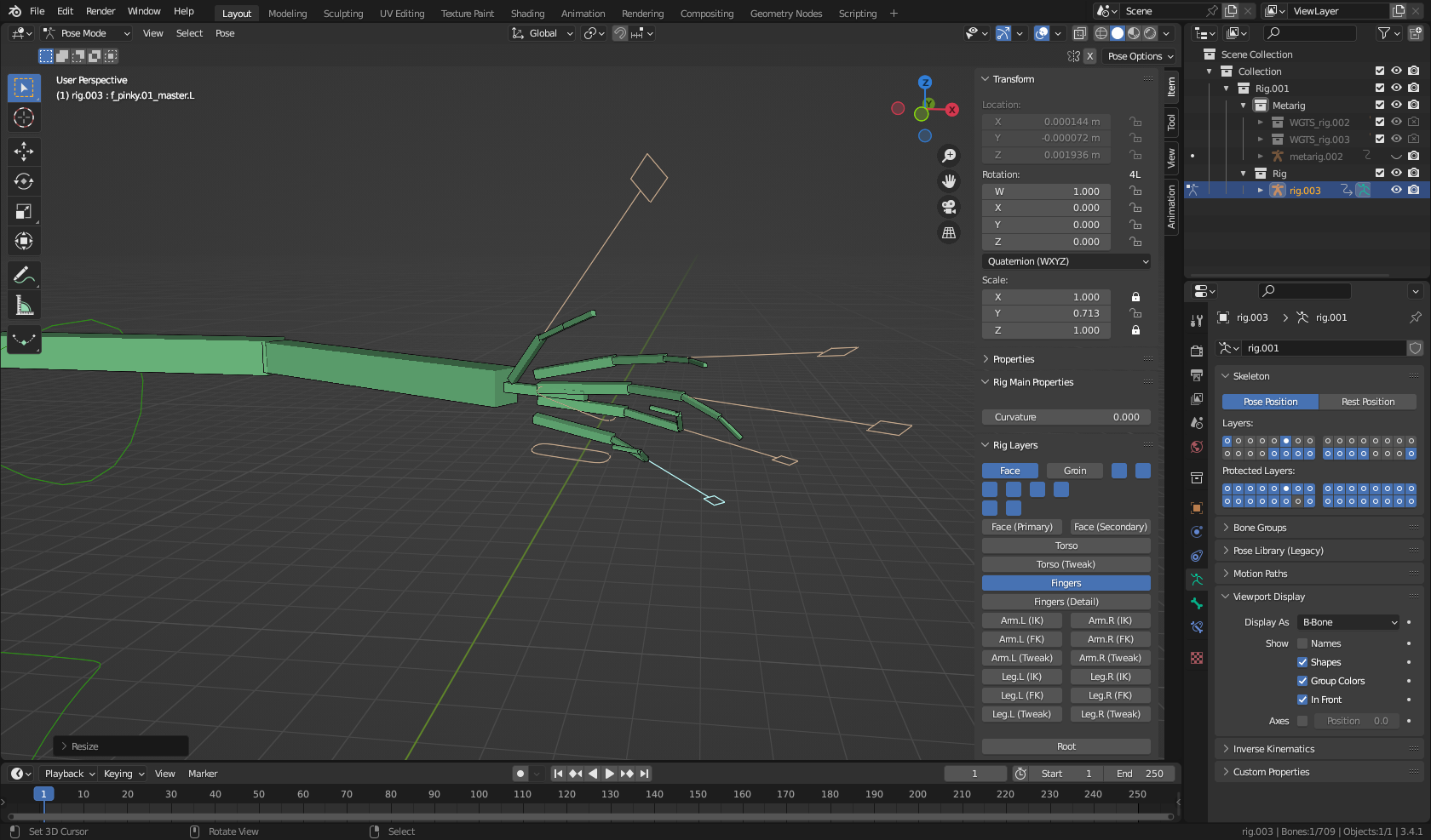 Joining bones to rigify distorts fingers - Animation and Rigging ...
