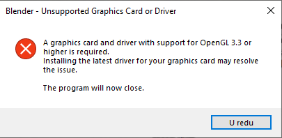 Can't use any Blender version from 2.79 to 3.1 on my AMD RX570 card due to OpenGL 3.3 error message - Technical Support Blender Artists Community