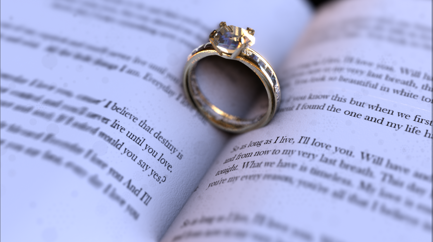 Anastasia's Engagement Ring - Finished Projects - Blender Artists Community