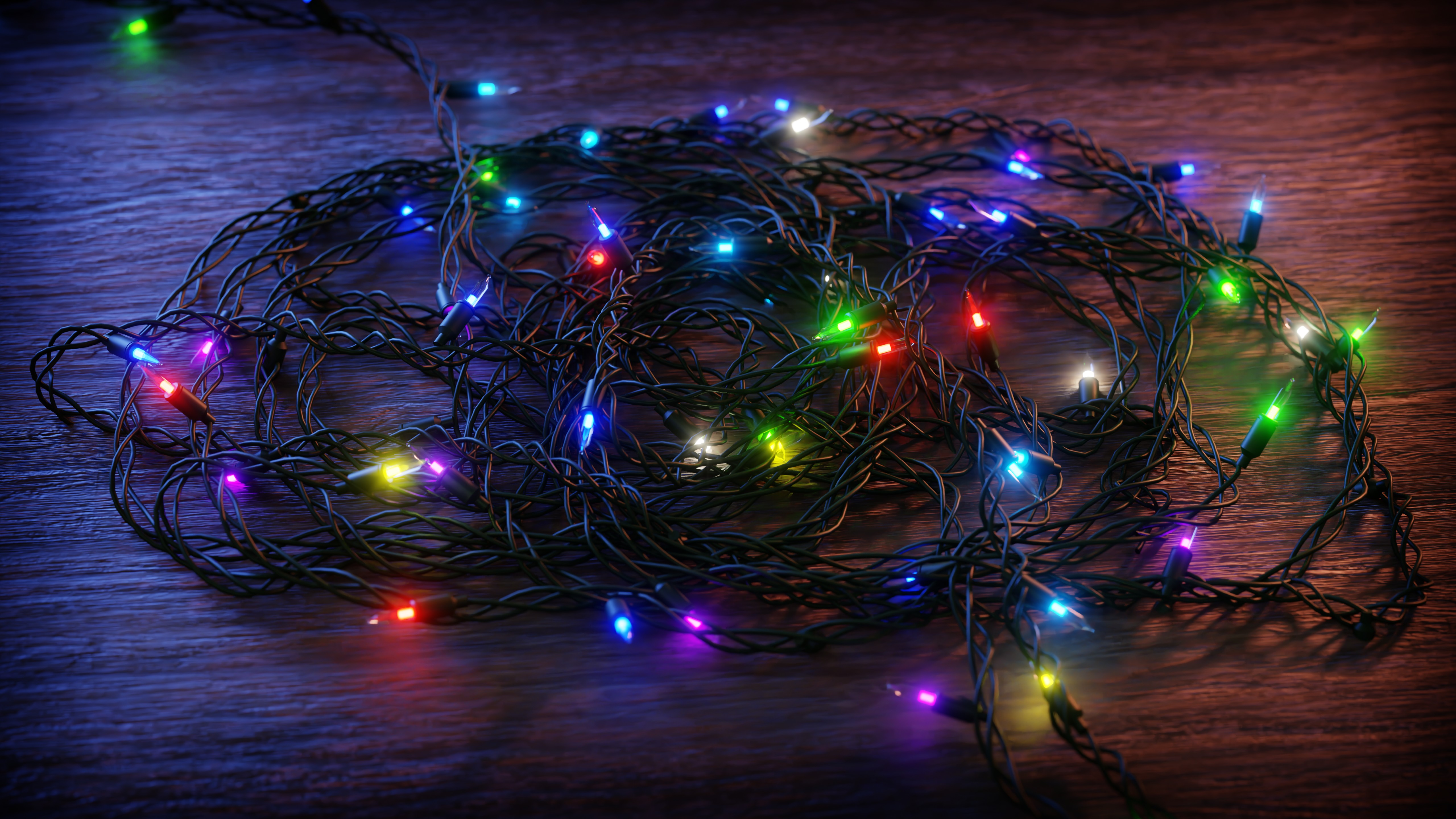 Customizable Christmas Lights - Geometry Nodes 🎄 (Blender Tutorial ...