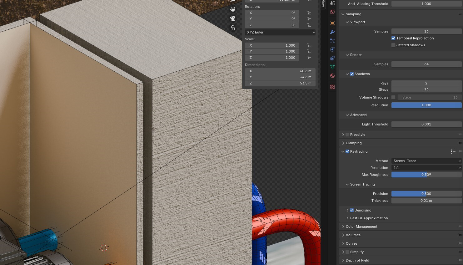 Light leaking in blender 4.2 Lighting and Rendering Blender Artists