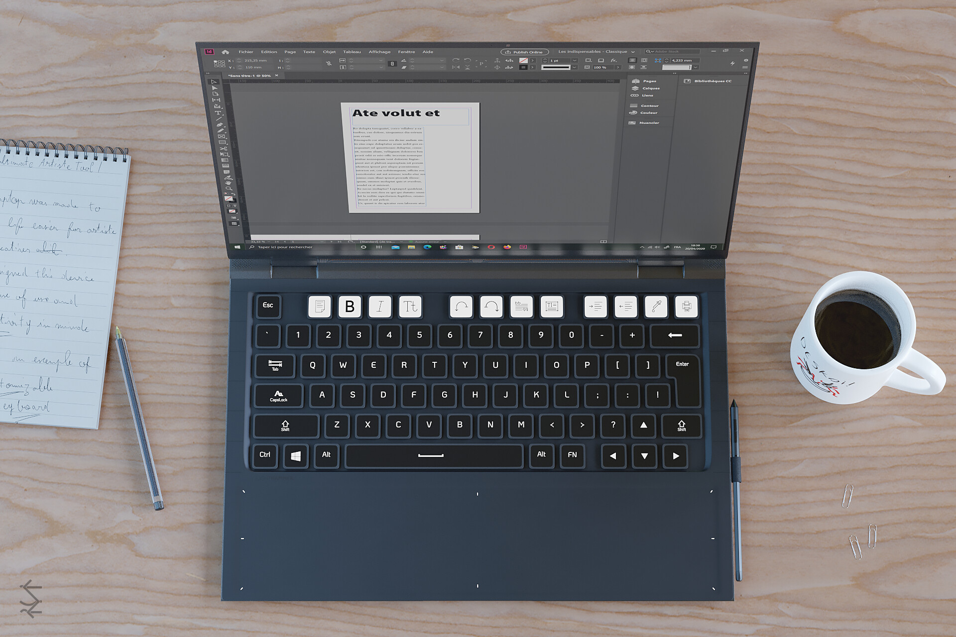 Laptop concept 