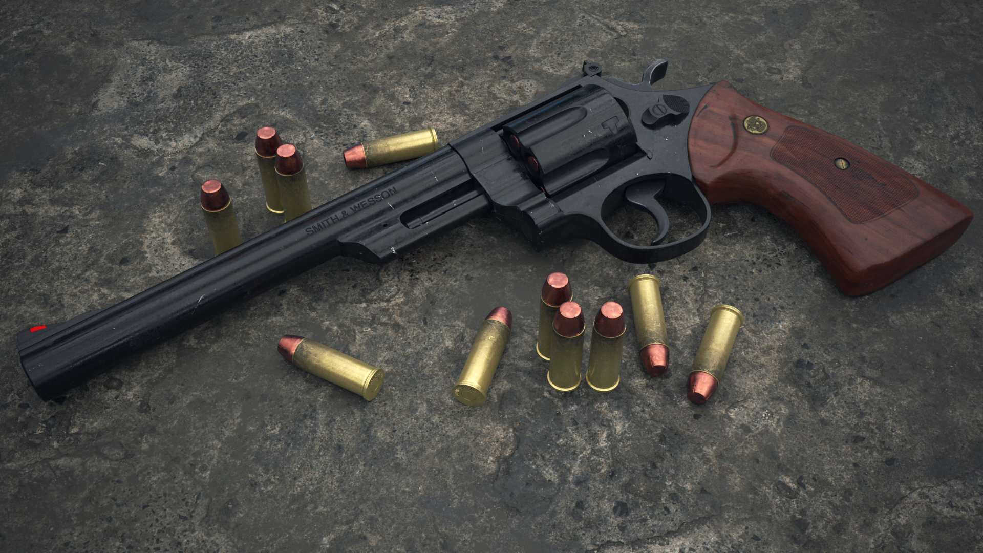 Smith & Wesson 29 .44 Magnum (Dirty Harry's gun) - Finished Projects -  Blender Artists Community