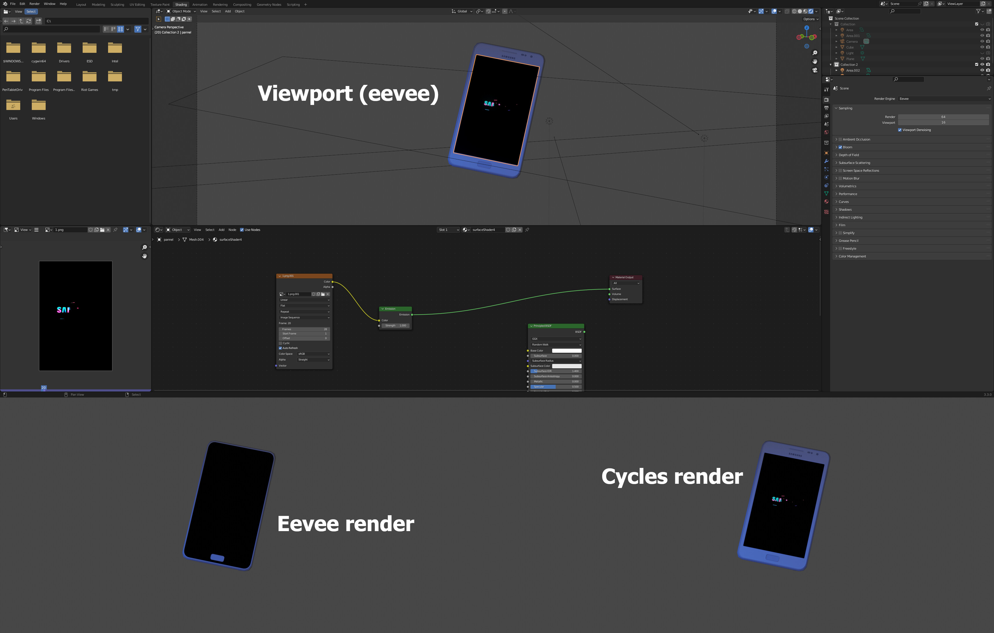 Render-Help] Eevee viewport has noticable more bloom effect vs The Final  render. Why? Below are the photos of my renders and Eevee bloom settings. I  tried both Blender 2.92 and 0451's SSGI