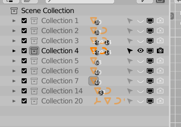 So many Ride Thrust Blender 2.8 Layer/Collection Visibility - Basics & Interface - Blender  Artists Community