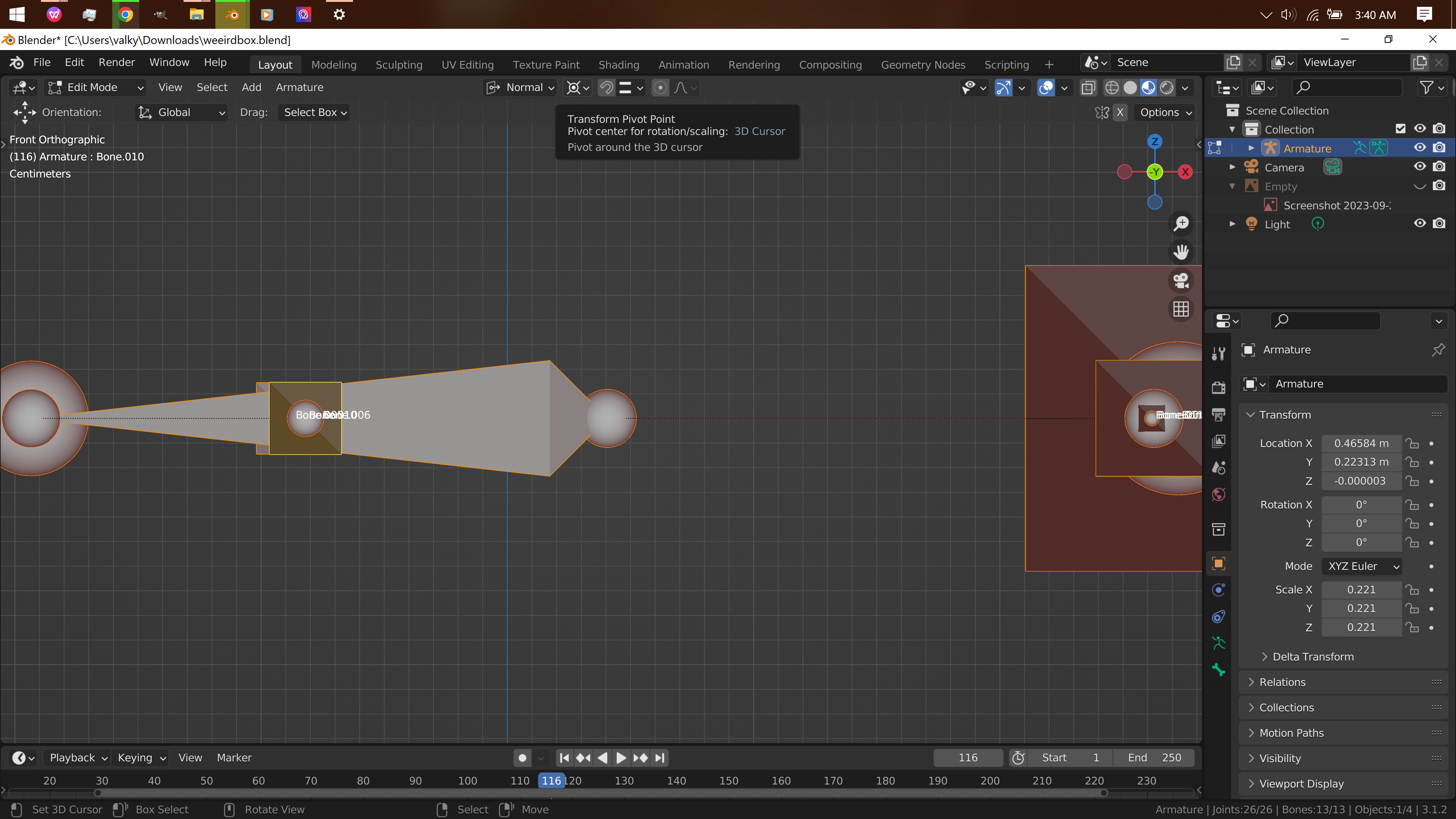 Problem with box armature - Animation and Rigging - Blender Artists ...