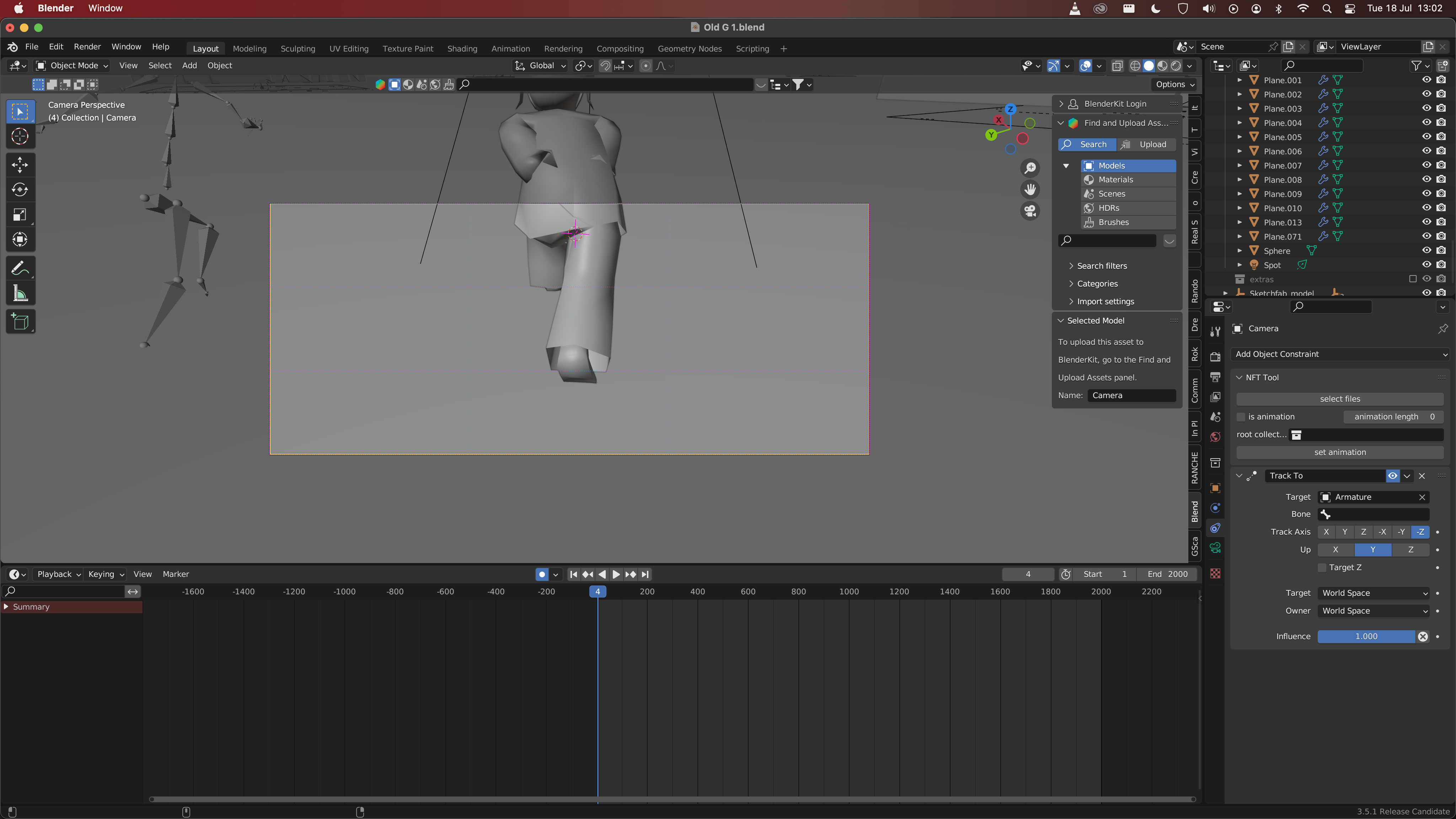 How to have camera track to character and control what position the ...