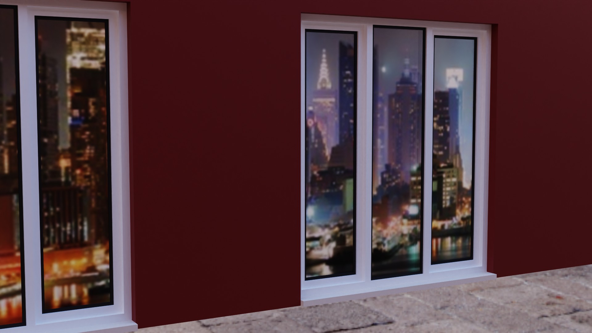 Window Reflection Simulation Windows reflections issue ///my 1st request for help/// - Materials and ...