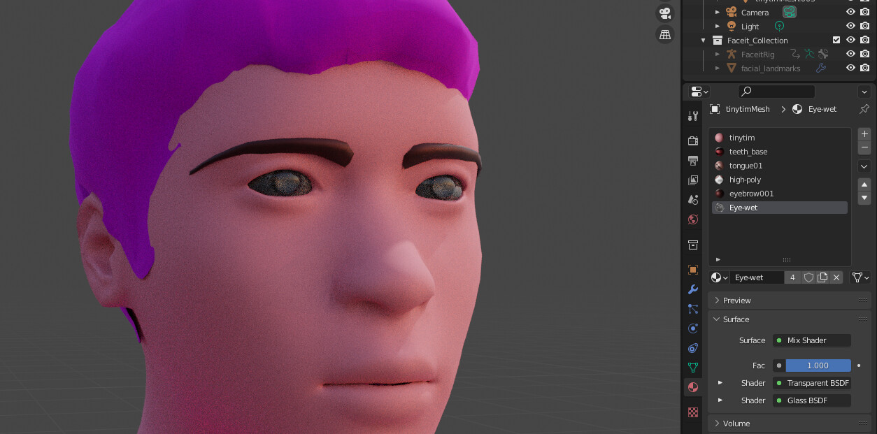 MakeHuman eyes gloss over after join - Animation and Rigging - Blender ...