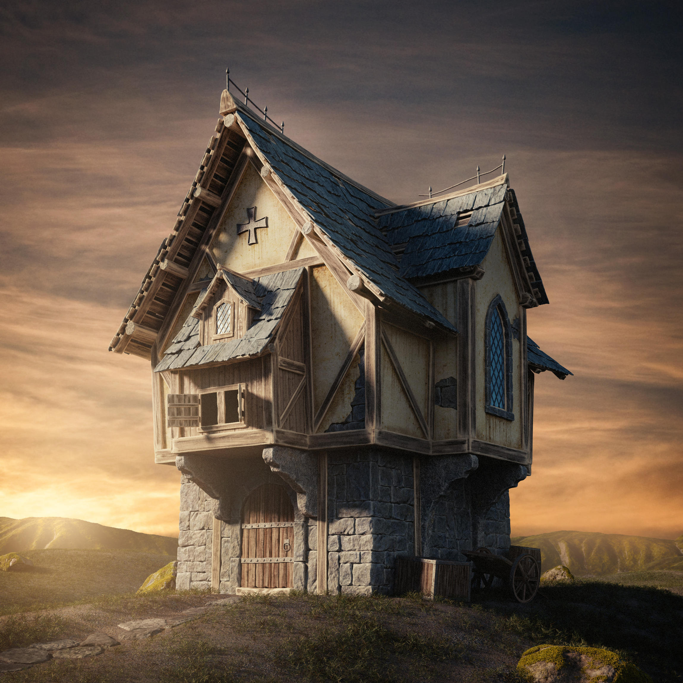 Fantasy House Finished Projects Blender Artists Community