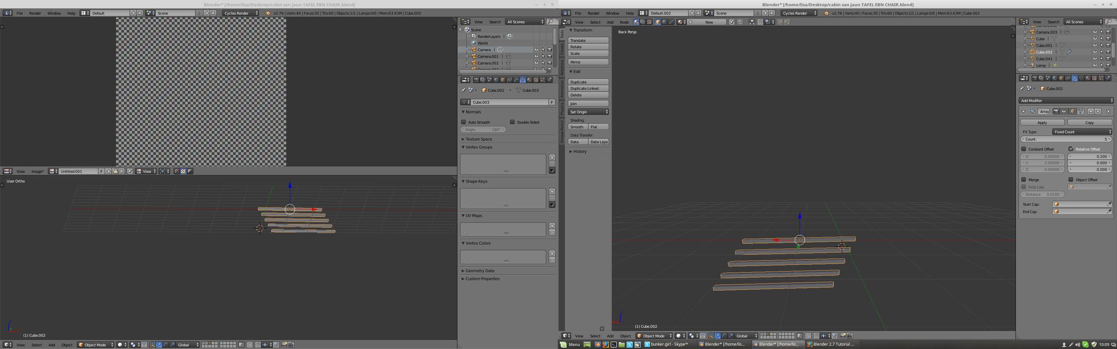 Array modifer - Modeling - Blender Artists Community