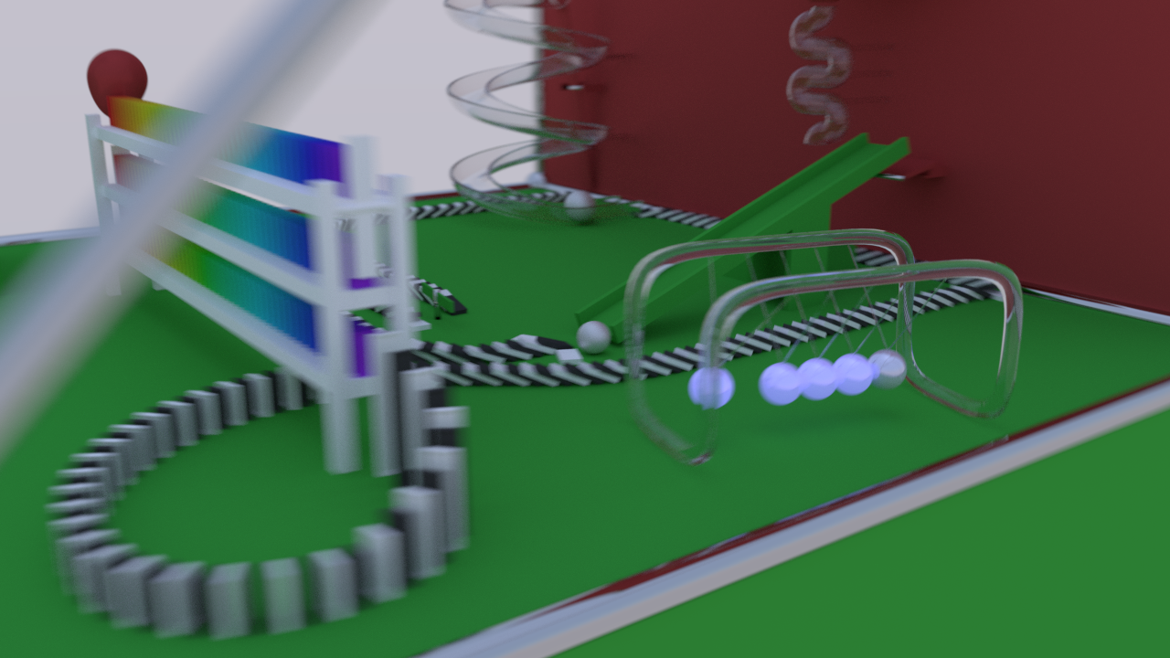 Virtual Rube Goldberg Machine #2 - Fried Egg - Animations - Blender ...