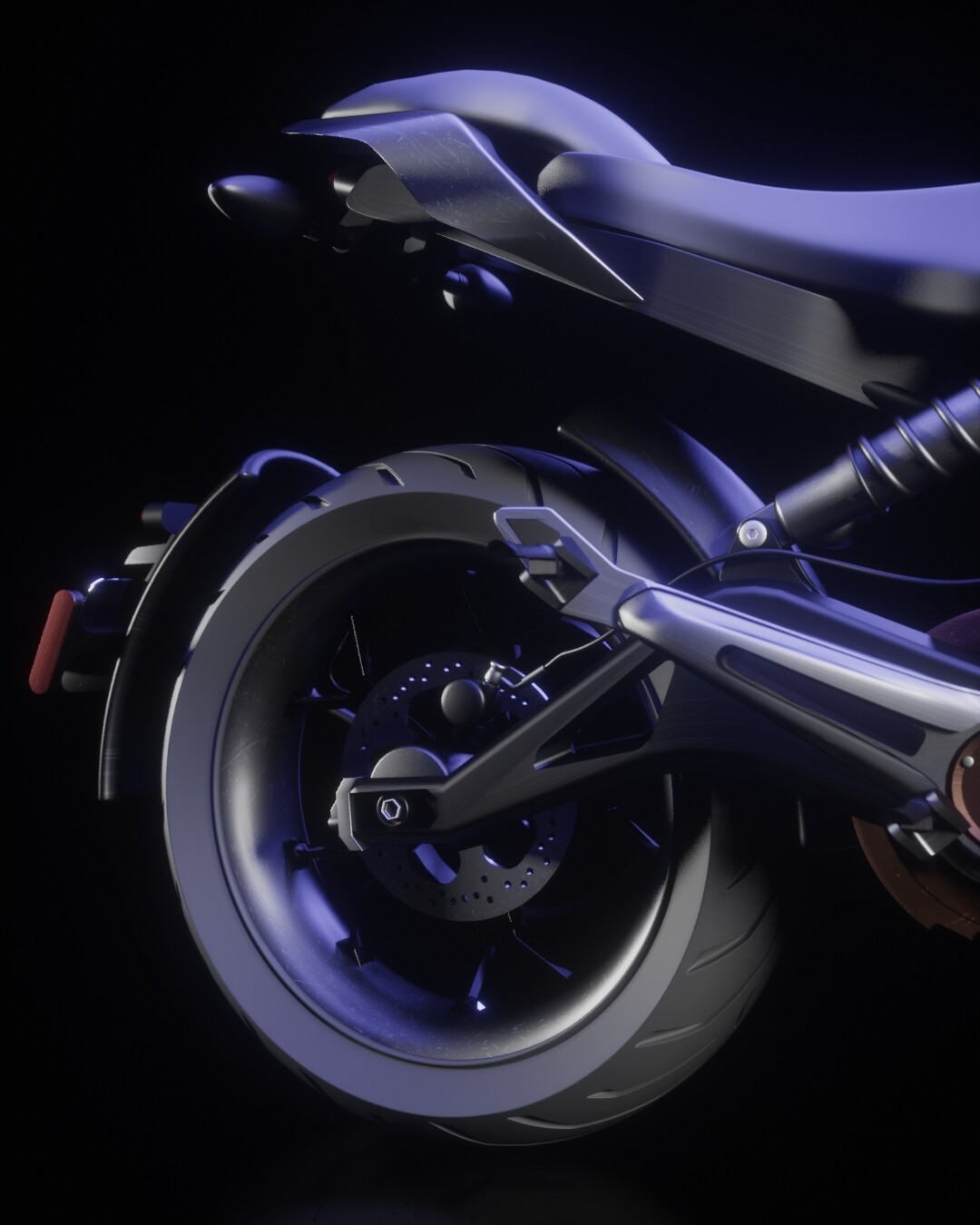 Zero Sr F Electric Motorcycle Finished Projects Blender Artists Community