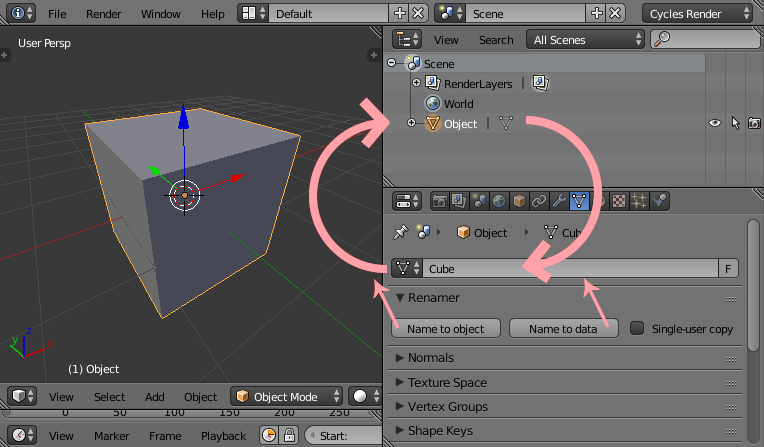 Addon Renamer Object To Properties Released Scripts And Themes Blender Artists Community