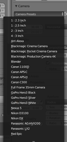 Where Are The Camera Presets ? [screenshot Included] - Basics ...