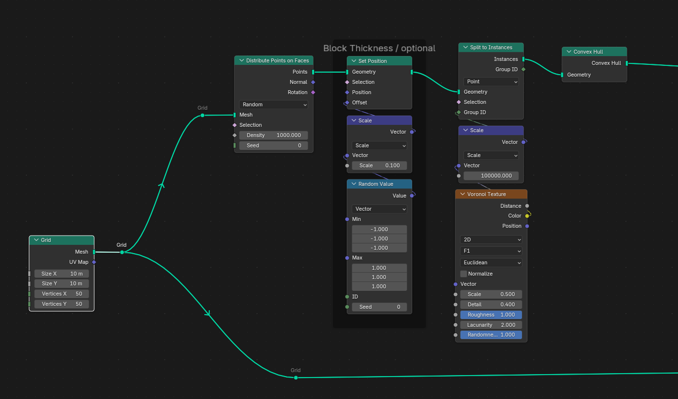 [Geometry Nodes] Rotate Procedural Tiles along Texture - Modeling ...