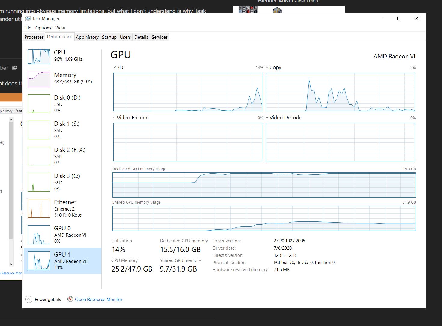 GPU vs CPU Rendering 2.91 - System Memory Usage Differences - Page 2 ...