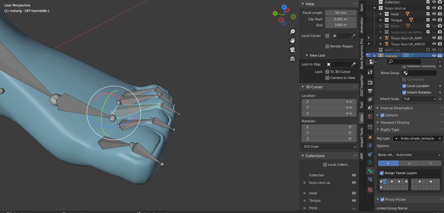 Help Rigging Toes With Rigify - Animation And Rigging - Blender Artists ...