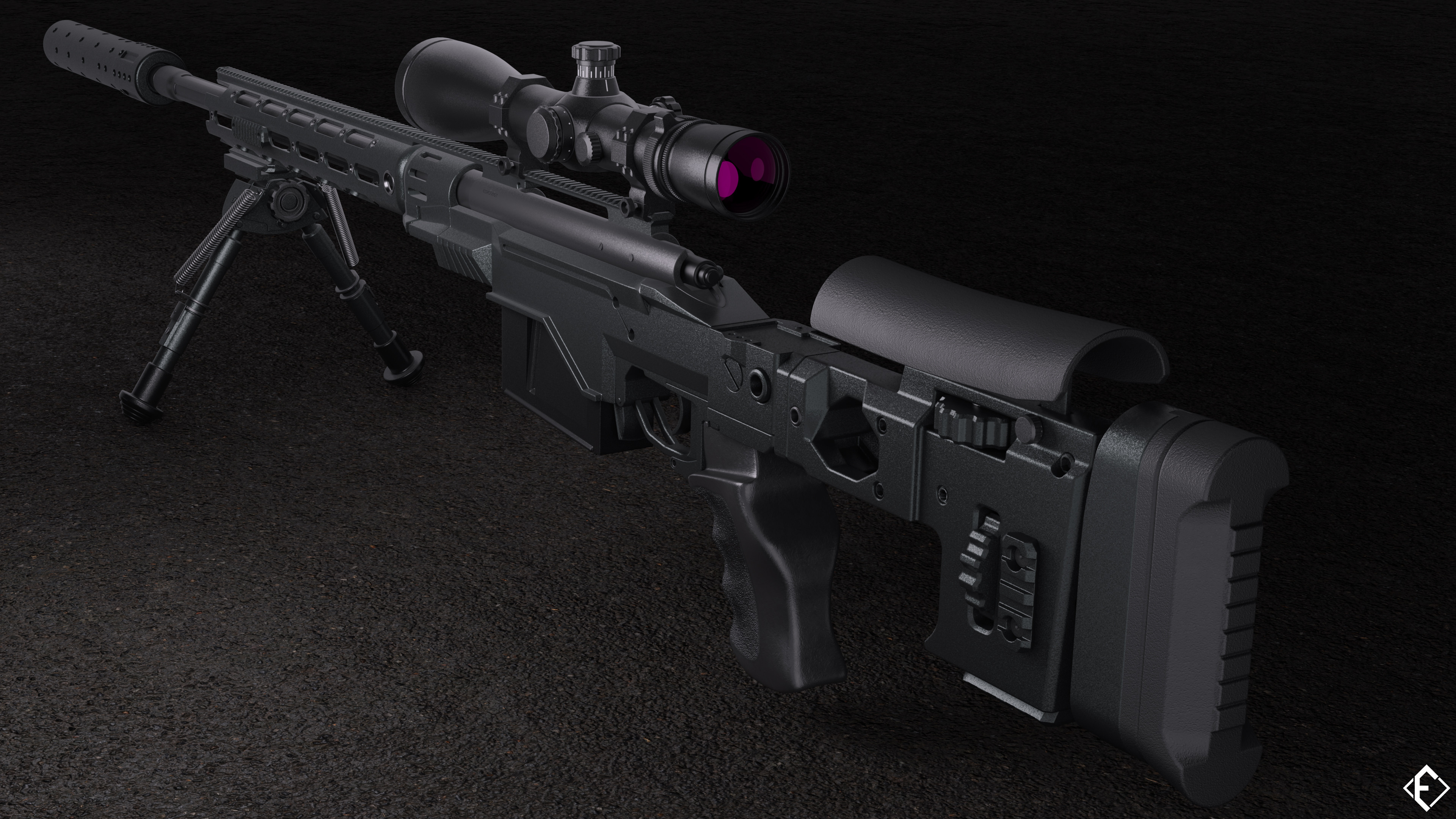 女の子向けプレゼント集結 1/6スケール 【M2010 Enhanced Sniper Rifle】 ミリタリー 