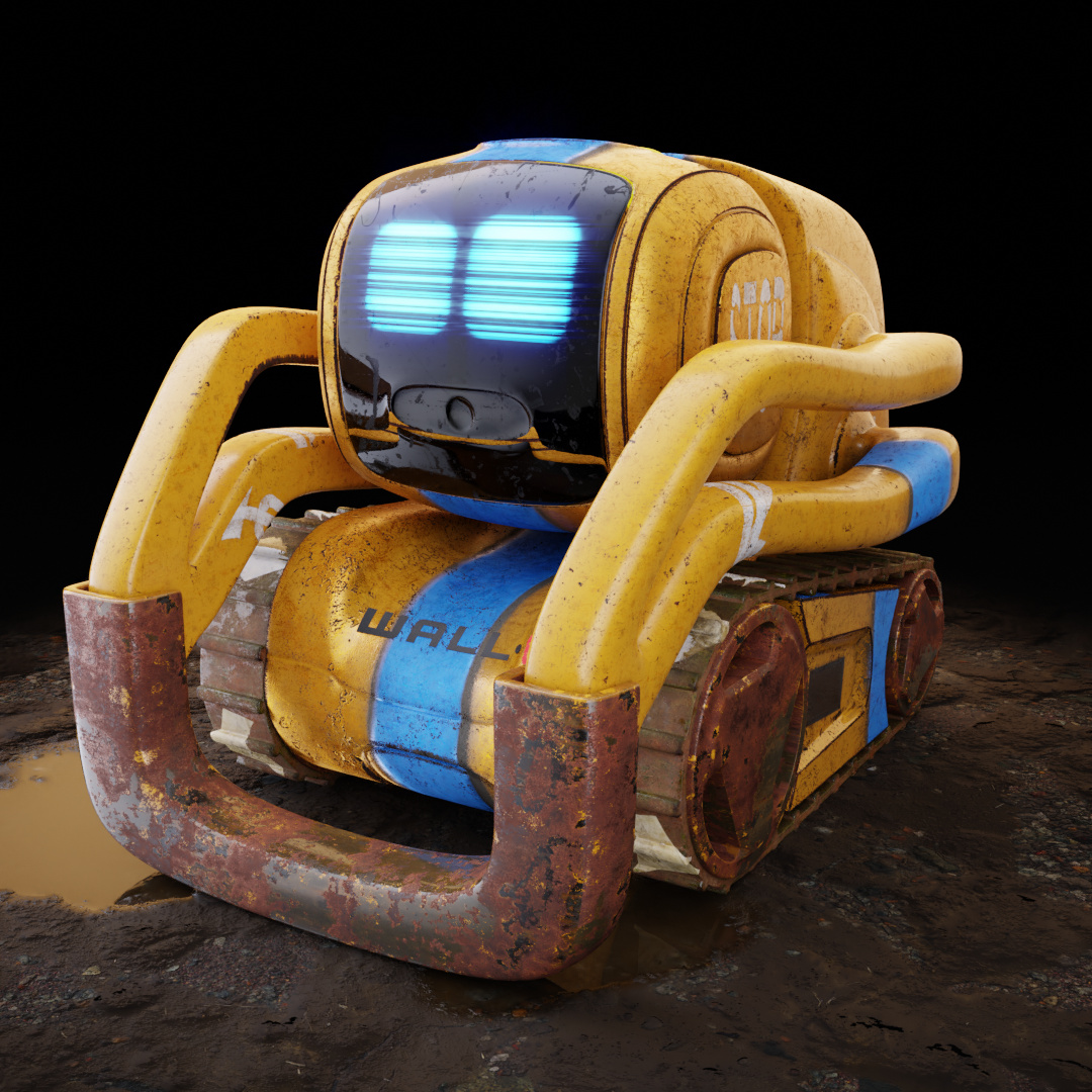 A Robo Inspired By Vector And Wall E Finished Projects Blender Artists Community