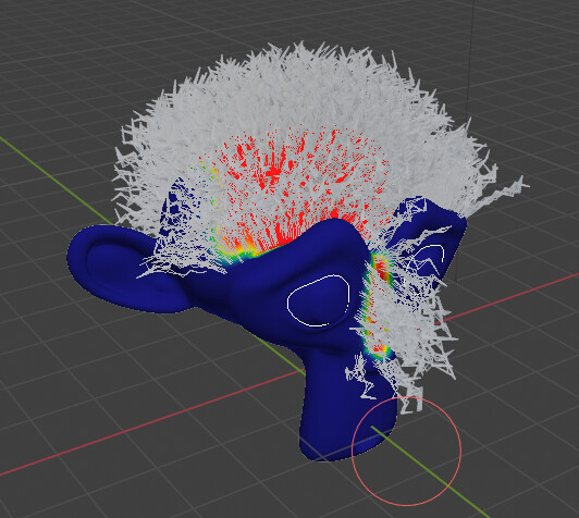 Mask hairs using Vertex groups - Particles and Physics Simulations ...