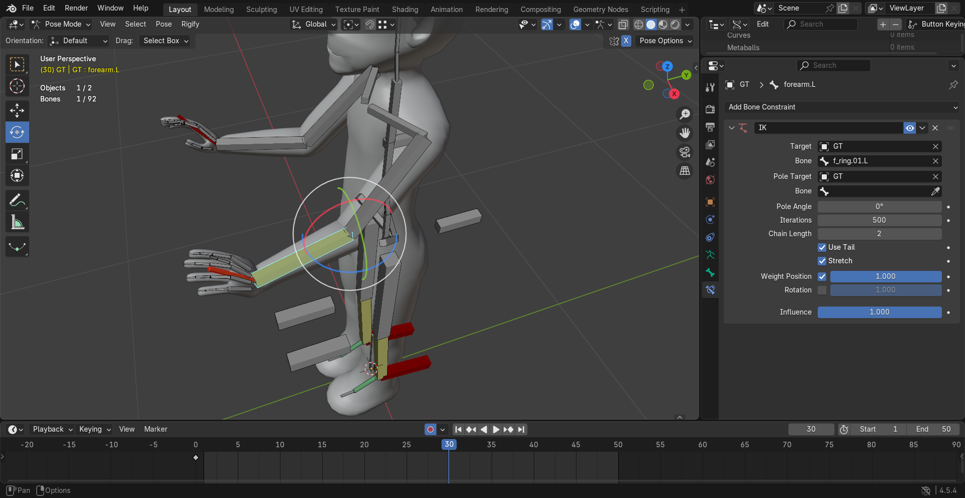 Normal R6 Ik Rig This is normal in an ik rig? - Animation and Rigging - Blender Artists ...