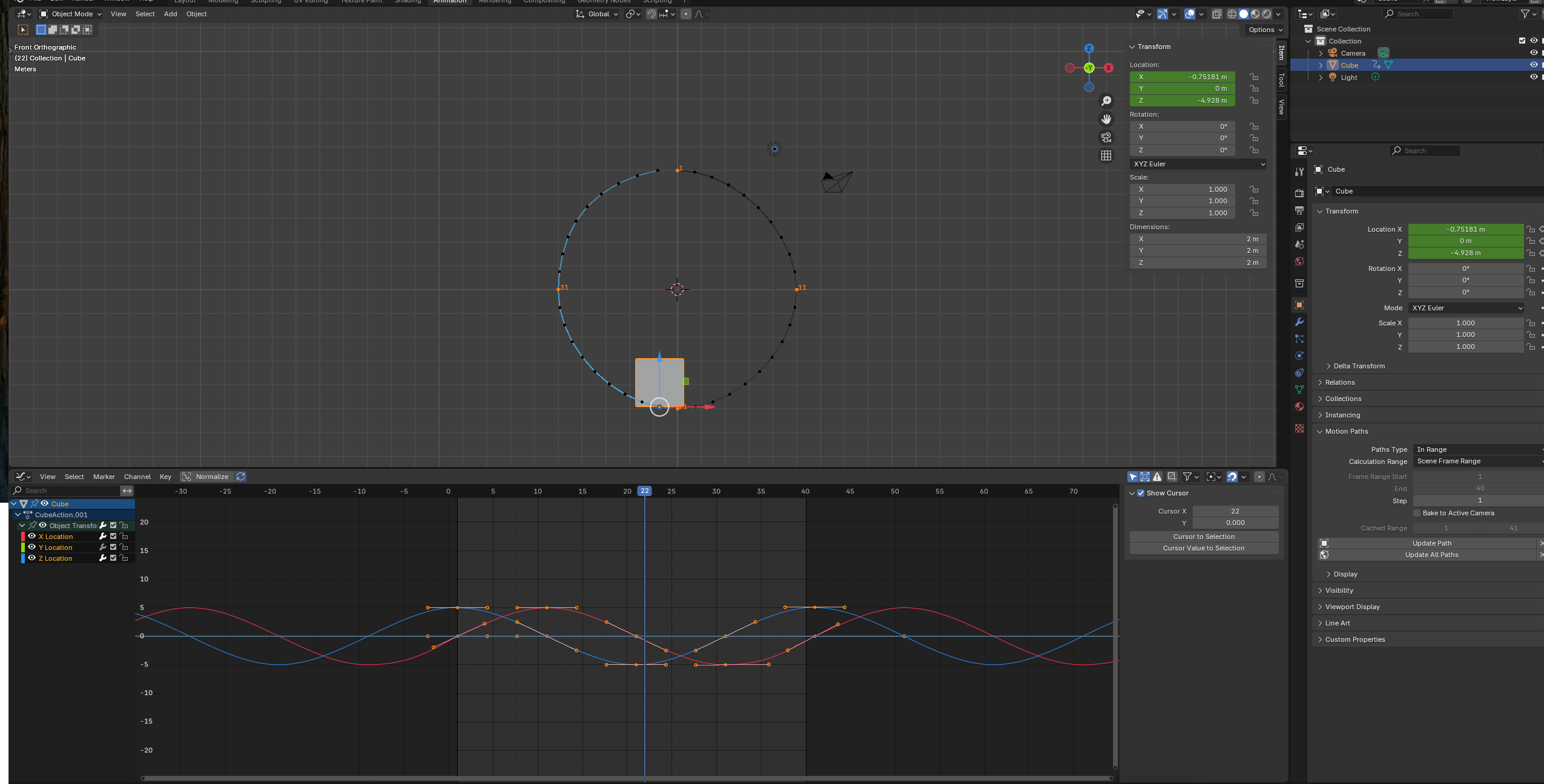 MOTION PATH - Error - Animation and Rigging - Blender Artists Community