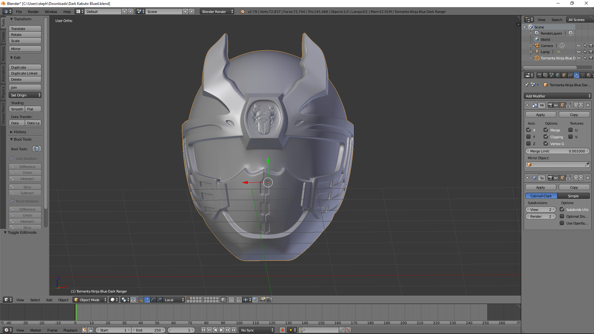 Smoothing model - edges problem - Modeling - Blender Artists Community