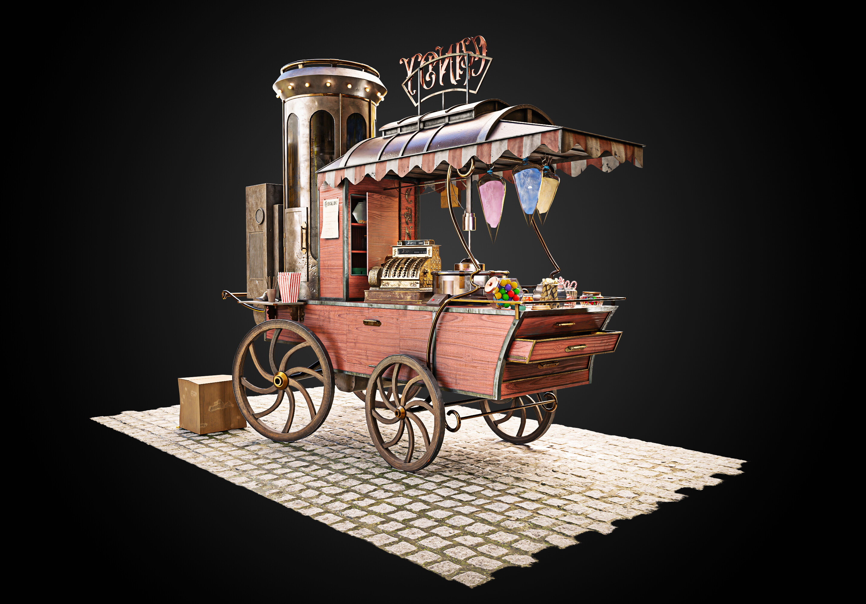 Candy Cart - Finished Projects - Blender Artists Community