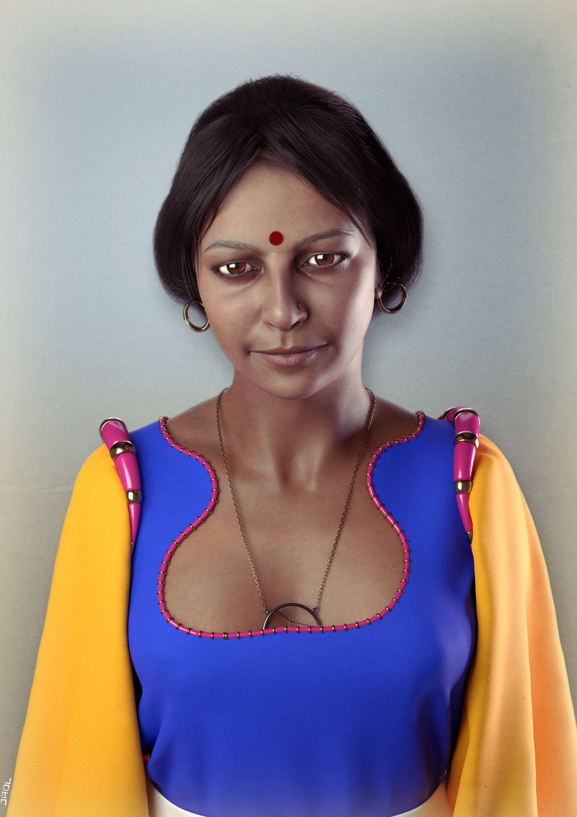 Indian woman - Finished Projects - Blender Artists Community